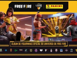 Garena e Panini lançam o primeiro álbum de figurinhas dedicado ao universo do Free Fire