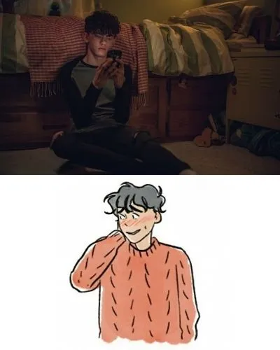 Joe Locke - Charlie Spring - personagens de Heartstopper