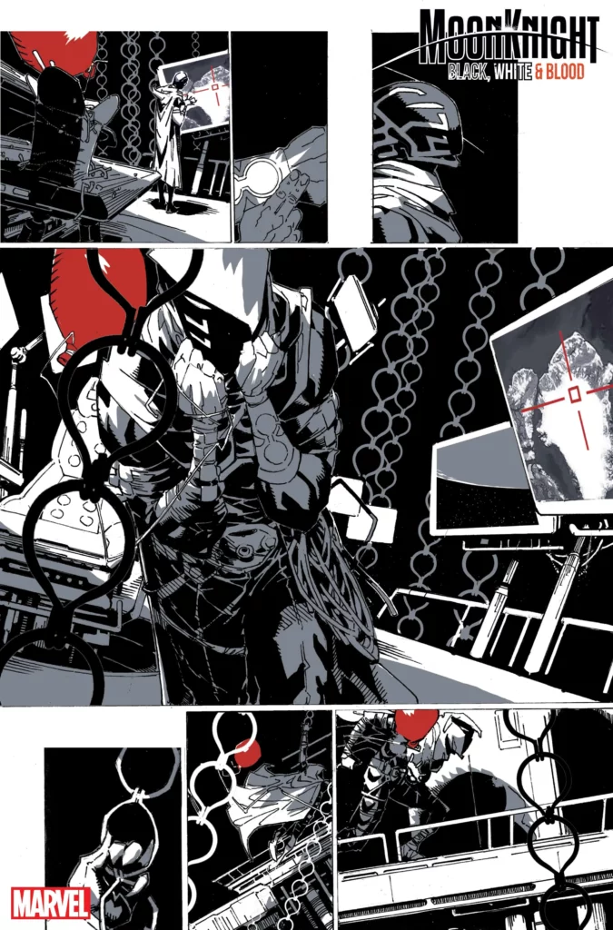 Moon Knight Black, White & Blood
