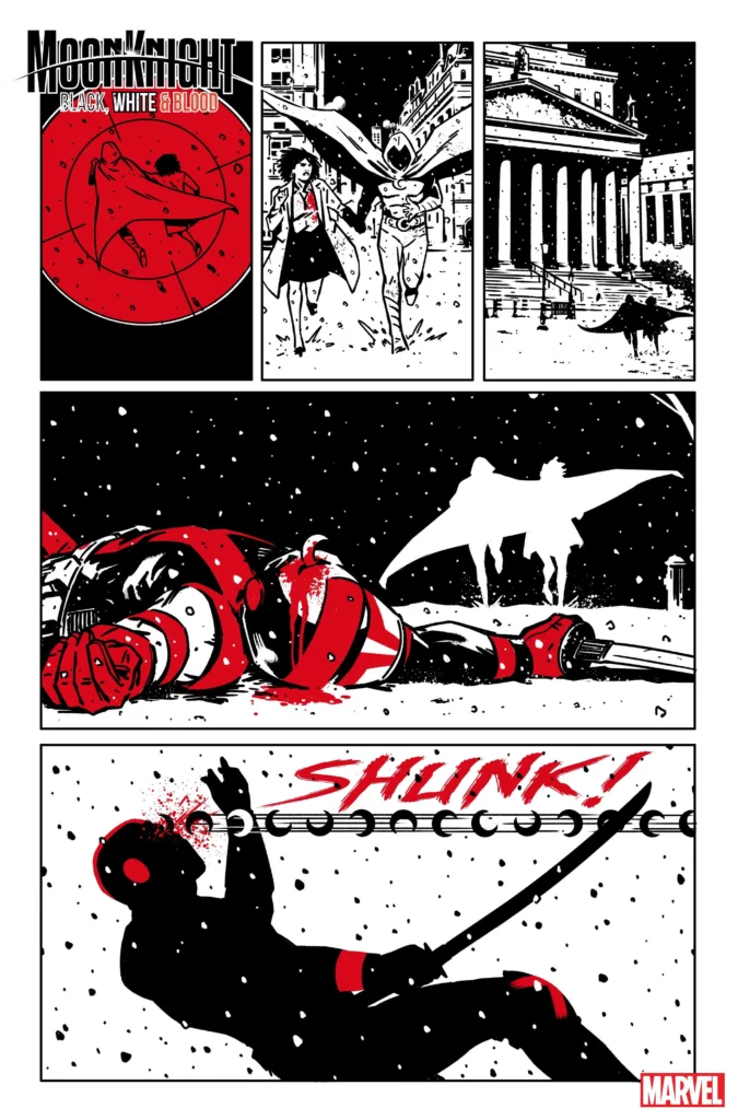 Moon Knight Black, White & Blood