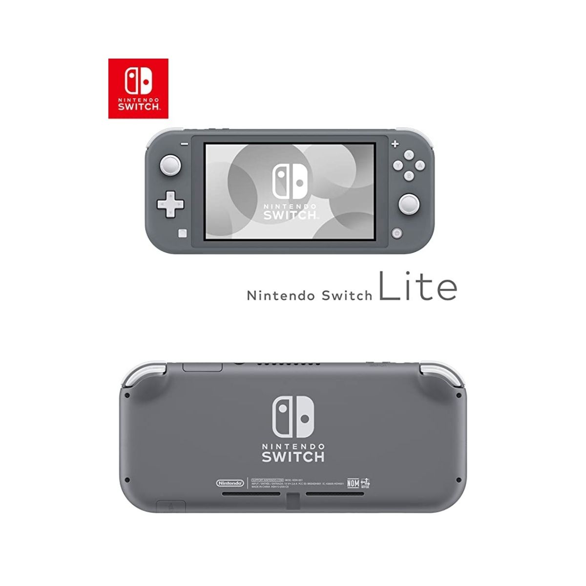 Nintendo Switch Lite top in Gray