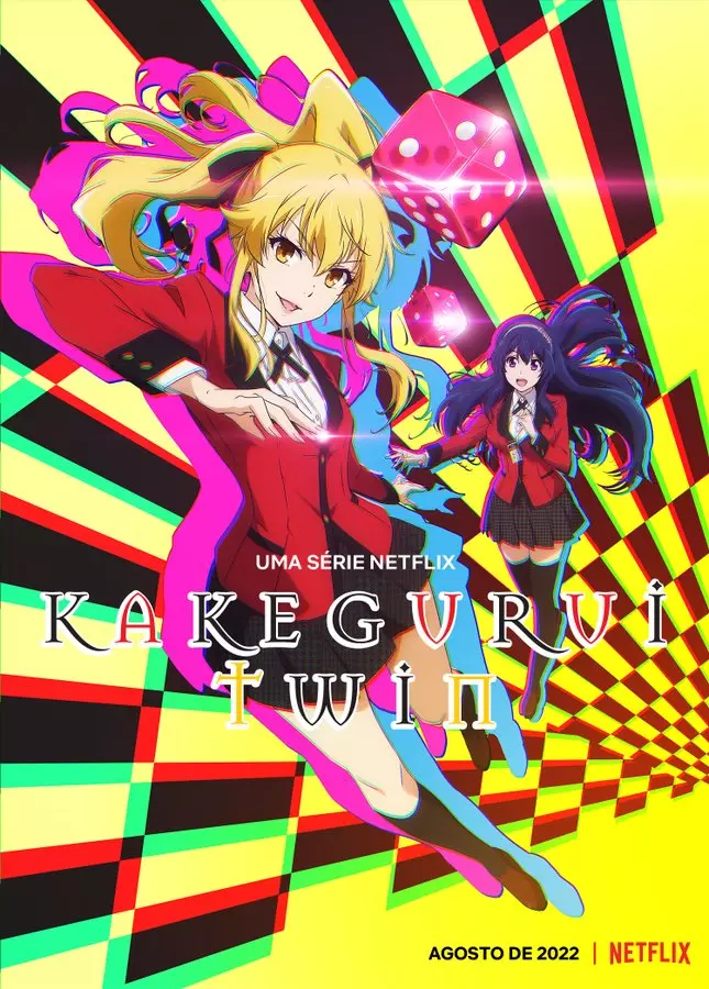 Kakegurui Twins - Animes da temporada de Verão/Julho