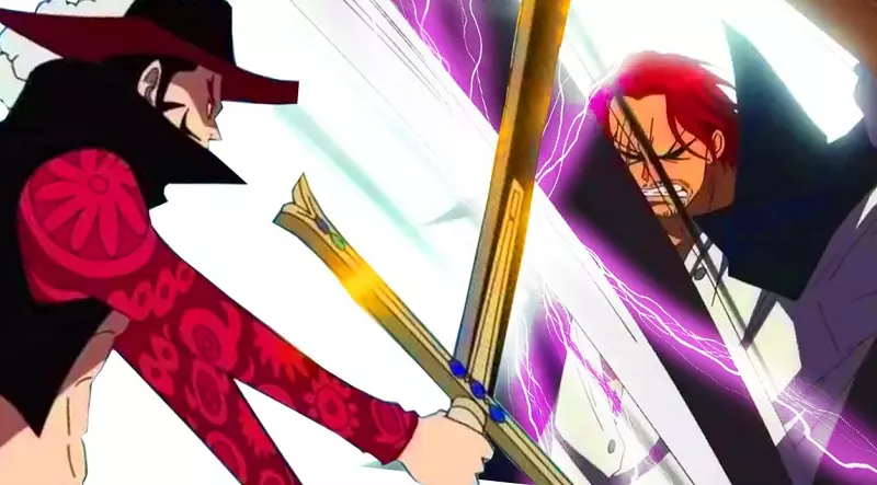 SHANKS vs DRACULE MIHAWK - rivalidades One Piece