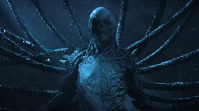 Jamie Campbell Bowie como Vecna, o grande vilão de Stranger Things (Foto: Reprodução / Netflix)