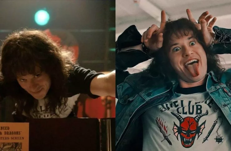 Joseph Quinn como Eddie Munson - Stranger Things