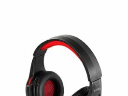 Bright Headset Fone Gamer com LED Vermelho