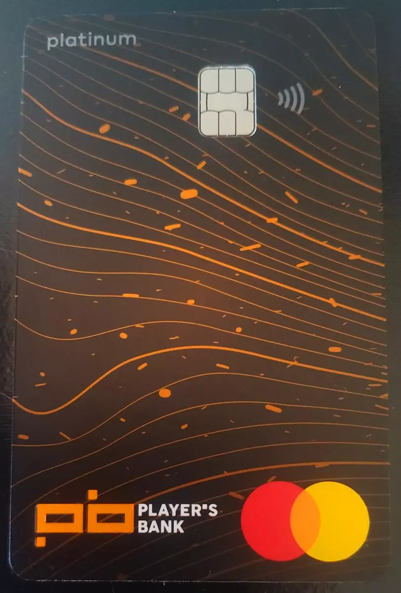 Player's Bank cartão