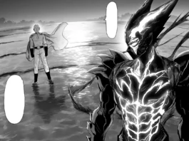 saitama vs garou - Saitama libera mais de seus movimentos assassinos