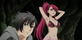 Black Summoner episódio 8 da série em anime – Retornando a Parth e o aparecimento da deusa Reprodução: Kuro no Shoukanshi (Black Summoner)