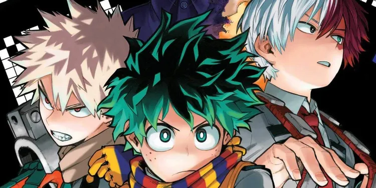 Deku, Bakugo e Todoroki (My Hero Academia)