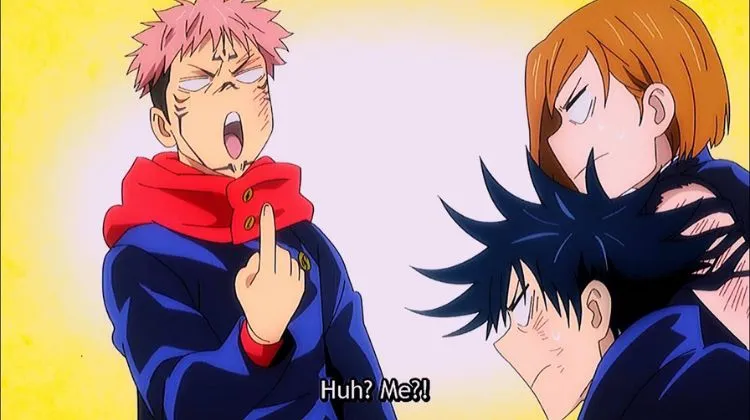 Yuji, Nobara e Megumi (Jujutsu Kaisen)