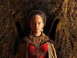 Mlly Alcock como Jovem Rhaenyra em House of the Dragon. Imagem: HBO