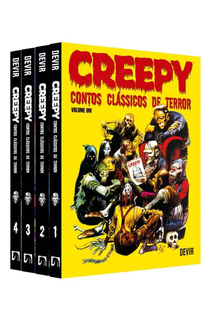 CREEPY: CONTOS CLÁSSICOS DO TERROR - VOLUMES 1 A 4