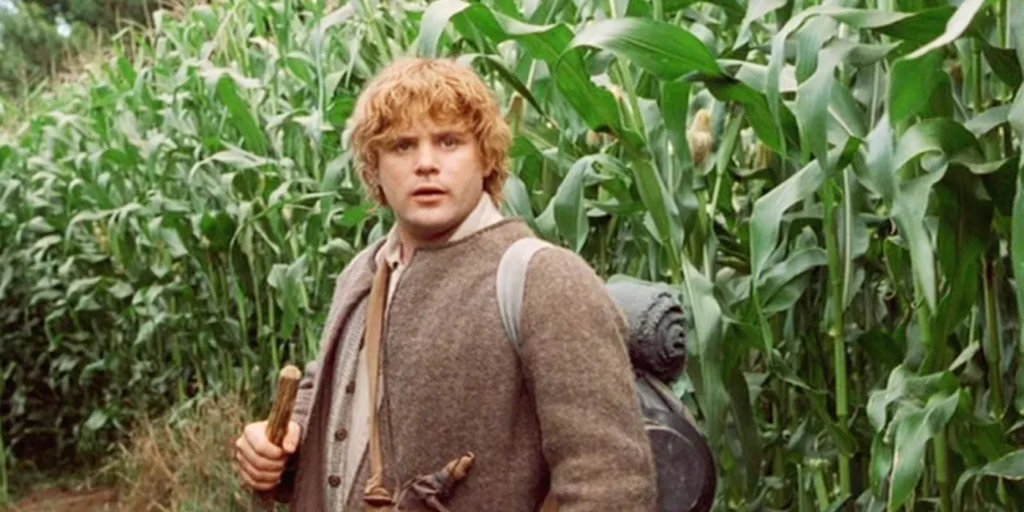 Sean Astin como Samwise Gamgee em Senhor dos Anéis