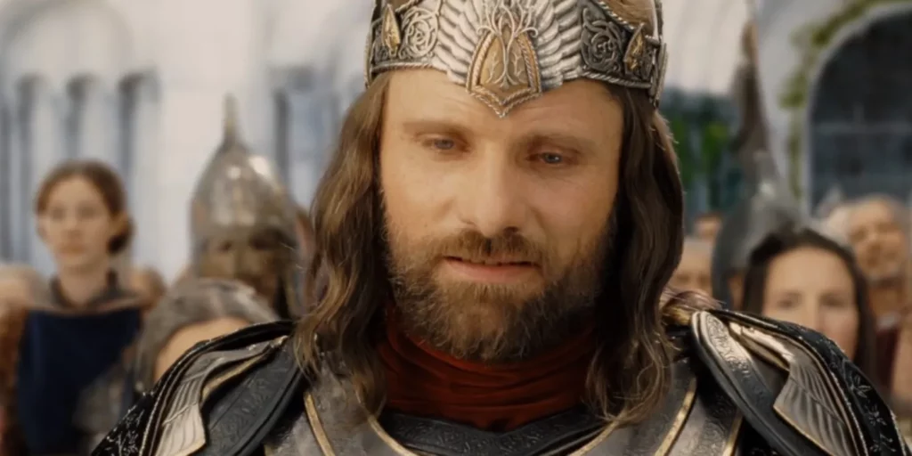 Viggo Mortensen como Aragorn em Senhor dos Anéis