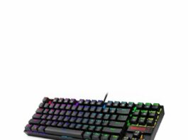 Teclado Gamer Redragon Kumara Mecanico Rgb Switch Azul