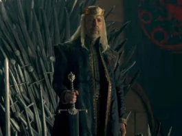 Paddy Considine como Rei Viserys em House of the Dragon (Foto: Reprodução/HBO)