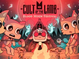 Cult of the Lamb - Blood Moon Festival Key Art