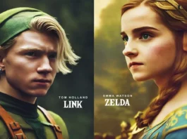 Link e Zelda em versão live-action de Dan Leveille