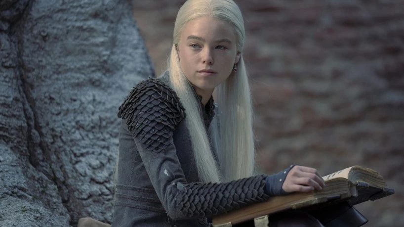Milly Alcock interpreta Rhaenyra Targaryen em "House of the Dragon" (Reprodução / House of the Dragon / HBO)