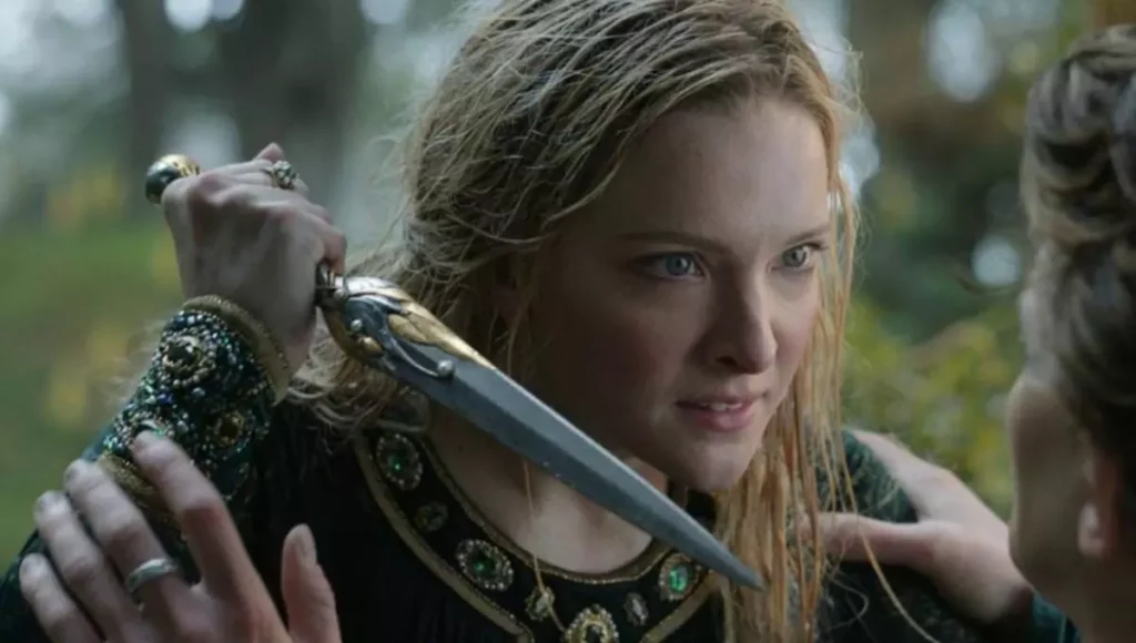 Morfydd Clark como Galadriel em Os Aneis de Poder (Imagem: Prime Video)