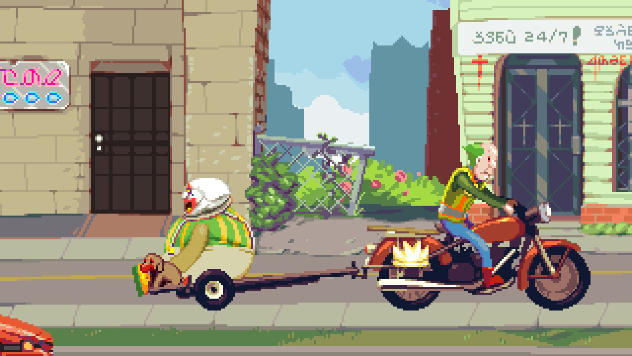 Dando uma passeio pela cidade.