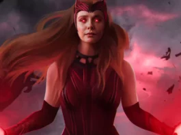 Elizabeth Olsen como Feiticeira Escarlate (Imagem: Universo Cinematográfico Marvel)