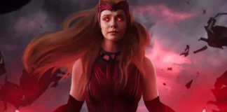 Cosplayer brasileira se transforma em uma sensacional Feiticeira Escarlate Elizabeth Olsen como Feiticeira Escarlate (Imagem: Universo Cinematográfico Marvel)