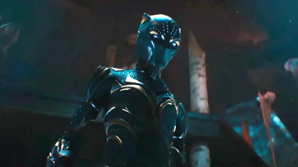 Shuri em Pantera Negra 2: Wakanda para Sempre