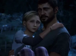 Joel e Sarah de The Last of Us