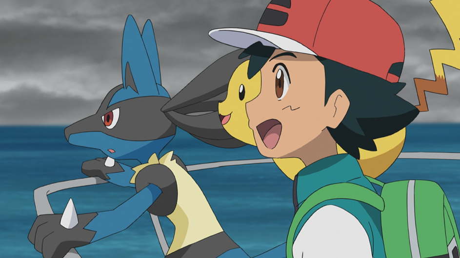 Lucario e Ash