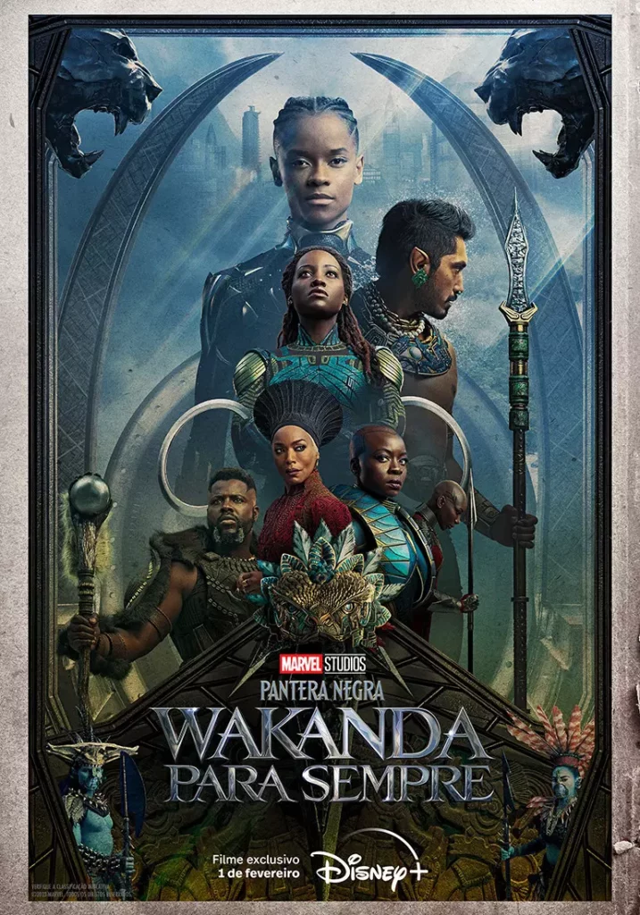PANTERA NEGRA WAKANDA PARA SEMPRE