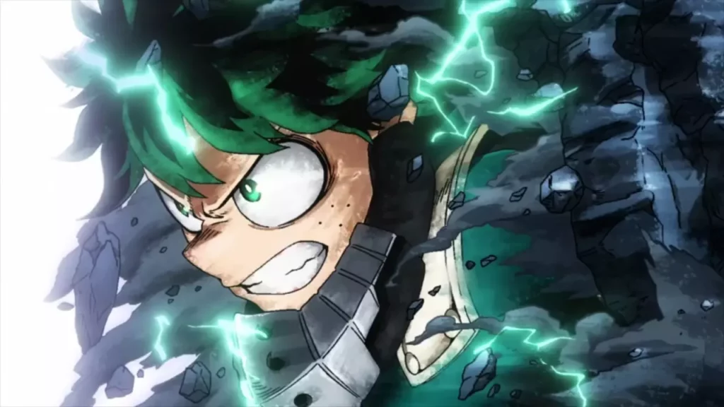 Deku em My Hero Academia