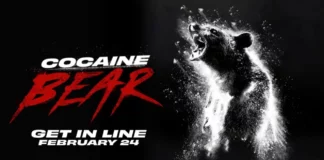 Jogo de 8-bits permite jogar com Cocaine Bear O Urso do Pó Branco (Cocaine Bear)