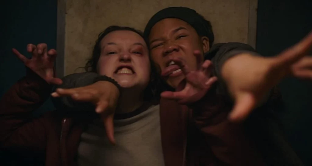 Storm Reid e Bella Ramsey em The Last of Us da HBO