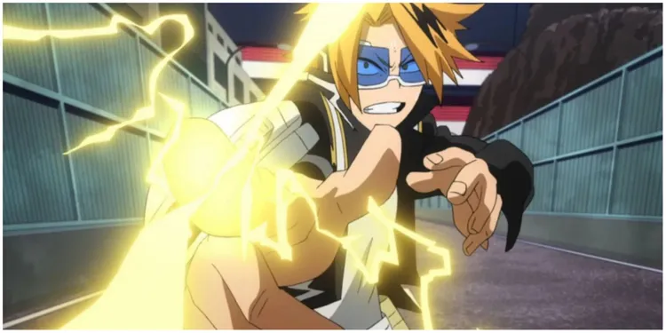 Equipamento de tiro certeiro de Denki Kaminari