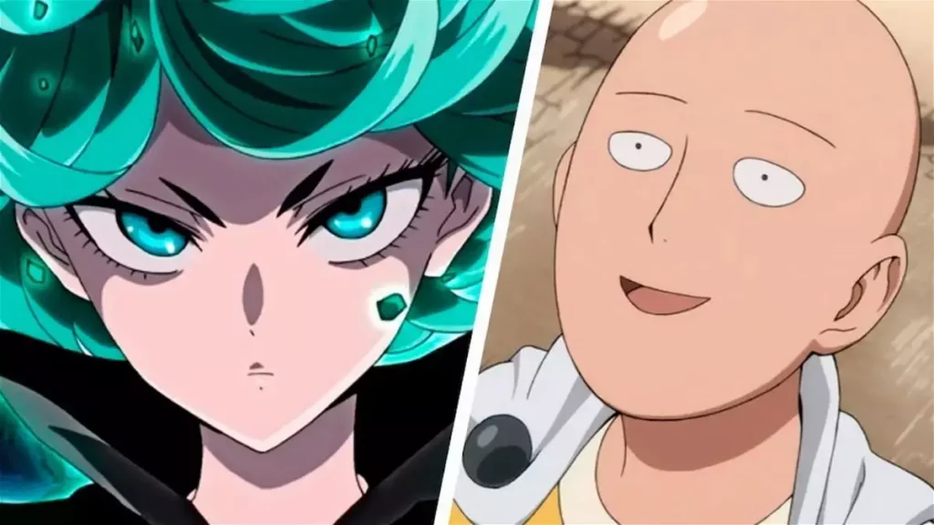 Saitama e Tatsumaki em One Punch Man