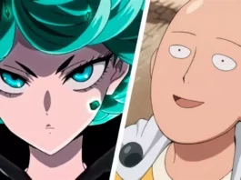 Saitama e Tatsumaki em One Punch Man