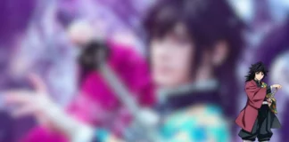 Em cosplay de Demon Slayer (Kimetsu no Yaiba), Gehe torna-se o próprio Giyu Tomioka Gehe