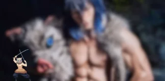 Leon Chiro faz cosplay ousado de Inosuke Hashibira de Demon Slayer (Kimetsu no Yaiba) Leon Chiro