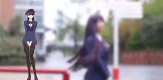 Cosplayer Wonton retrata a protagonista de Komi Can’t Communicate de forma impecável Cosplayer Wonton. Fotografia: 狼叔LangShu (@langshuw)