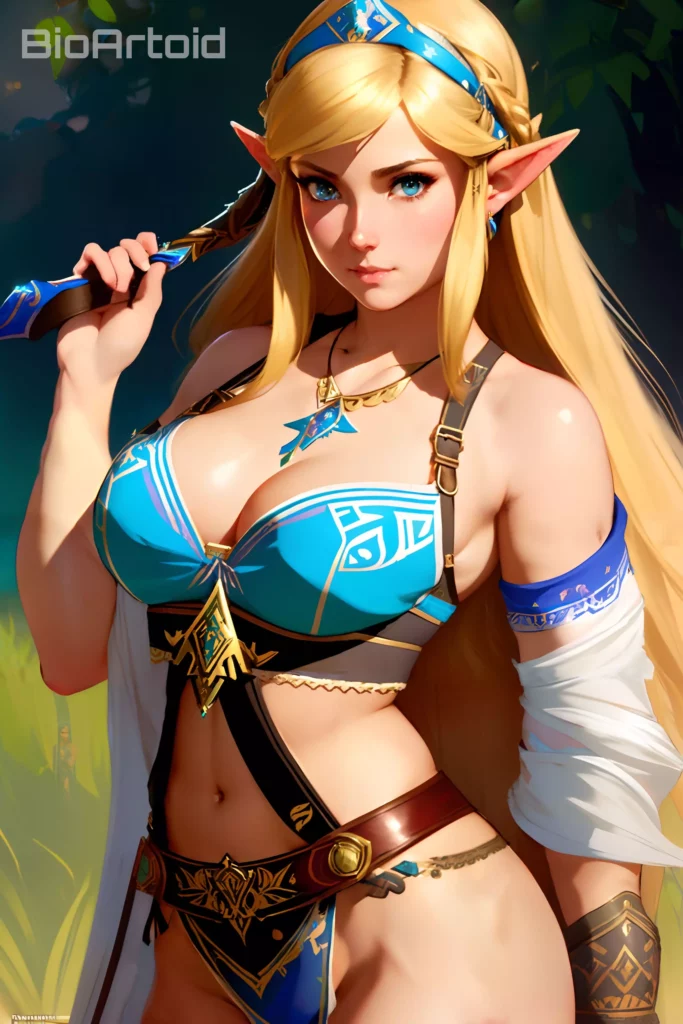 Princesa Zelda / Reprodução: BioArtoid no DeviantArt