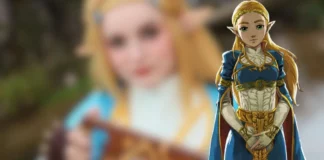 Cosplayer Shiroychigo encanta como Princesa Zelda em um adorável cosplay Shiroychigo