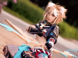 Gorou de Genshin Impact ganha vida em cosplay do artista SnowDragon