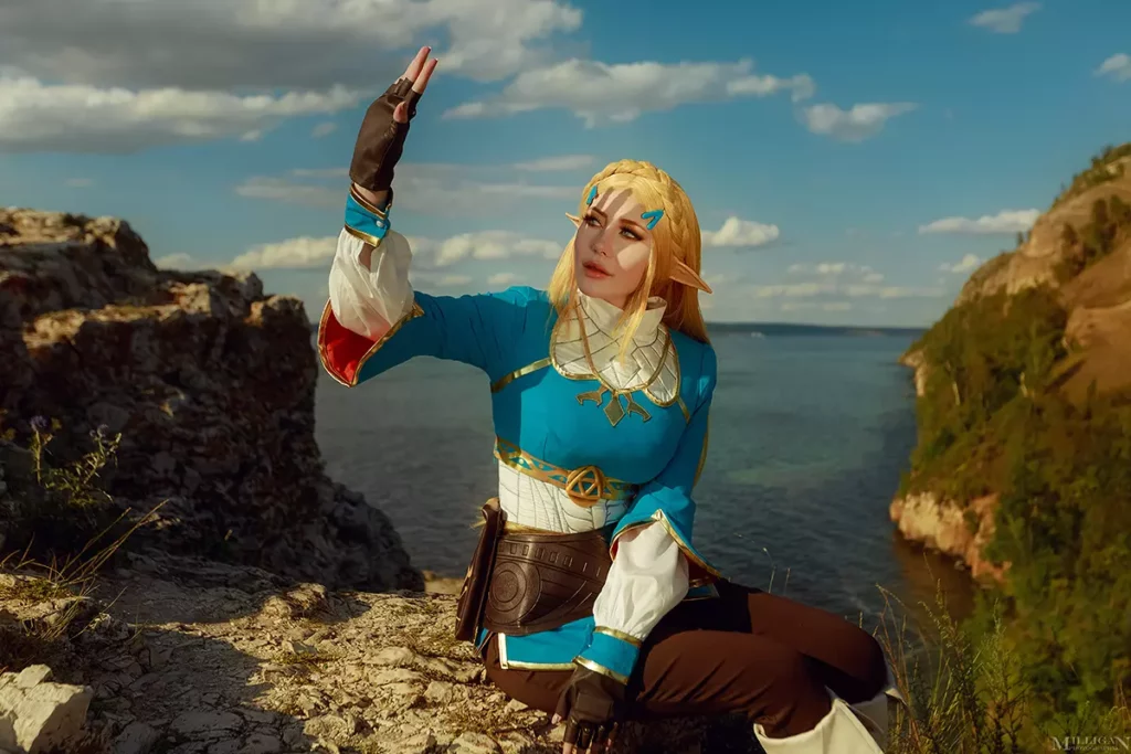 Vicktorie encanta com cosplay de Princesa Zelda