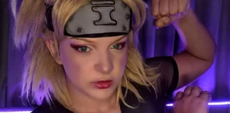 Brasileira Gabis surpreende com incrível cosplay de Temari Nara, de Naruto Gabis surpreende com incrível cosplay de Temari Nara