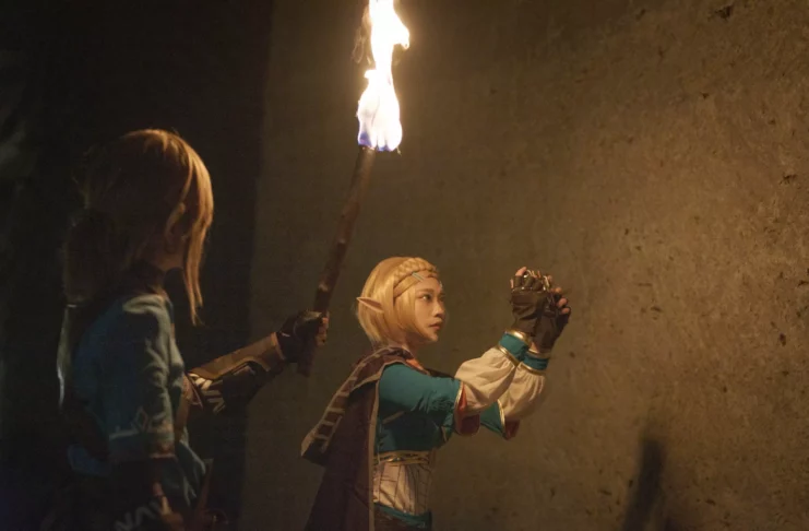 Princesa Zelda e Link ganham vida em cosplay de きちこさん e あさぬくん