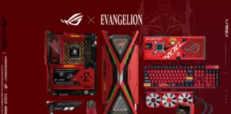 ASUS lança linha de componentes de computador inspirada em “Evangelion” ROG Strix EVA-02 Edition