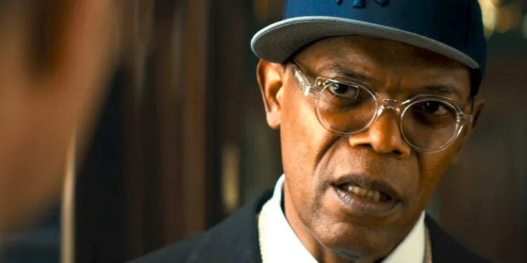 Samuel L. Jackson como Richmond Valentine em Kingsman: The Secret Service