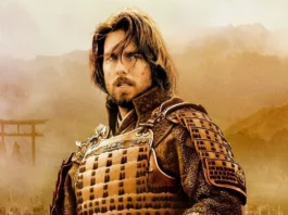 Tom Cruise em O Último Samurai